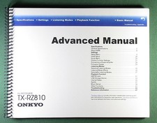 Onkyo TX-RZ810 Manuale