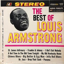 Louis Armstrong‎–The Best Of Louis Armstrong,LP,Reissue,US 1964, Audio Fidelity