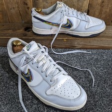 Nike Dunk Low 3D Swoosh Bianco