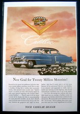 Pubblicità Ad 1952 Cadillac