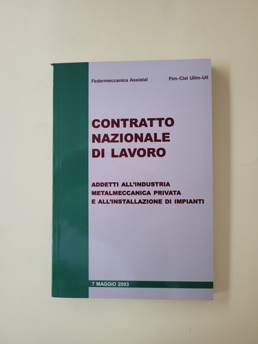 Bib9 libro contratto nazionale - libro,