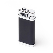 LIGHTER ACCENDINO PIPA OLD BOY NERO TESTINA CROMATA IM CORONA SAVINELLI A649111C