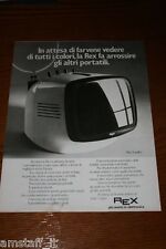 AE12=1972=REX TV TELEVISORE TELEVISIONE=PUBBLICITA'=ADVERTISING=WERBUNG=