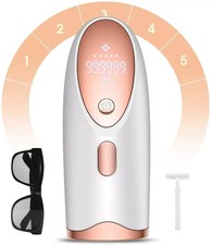 Tesoky Epilatore laser IPL 999.999 con 2 modalità flash 5 Livelli Energia corpo