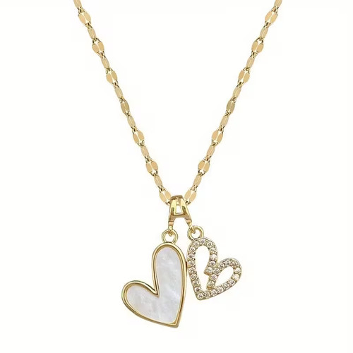 Collana donna cuore - , oro