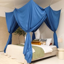 Baldacchino Blu per Letto