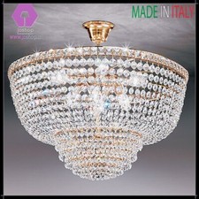plafoniera cristallo stile