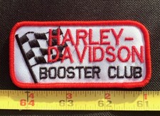 Vintage Harley Davidson Biker Sew On Racing Patch