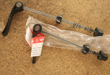 Set spiedini sgancio rapido mozzi stradali Spinergy retrò vintage NOS NUOVO nero