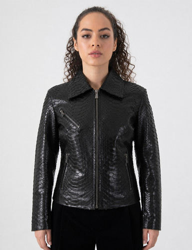 Giacca donna pelle serpente - donna,