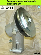 decespugliatore Coppia conica universale diametro 30 millerighe z=11