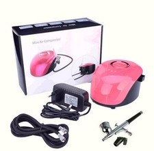 Aerografo Kit compressore  a Doppia Azione con Pistola a spruzzo Per Nail Art