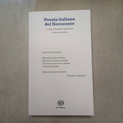 Poesia italiana del 900 - , volume
