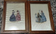 2 Quadri di Donne in Costume