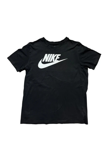Shirt nike nera con logo - t-shirt,