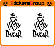 COPPIA ADESIVI DAKAR PER AUTO