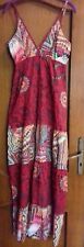 ABITO DONNA ROSSO Tg S/M PRENDISOLE ETNICO 100% COTONE Donna Dress Woman