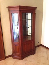 Vetrina Credenza classica in legno noce