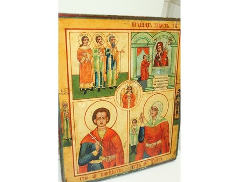 Antica icona russa - antica,