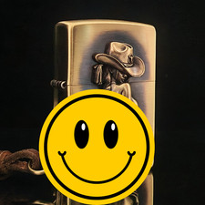 Pin Up Cowgirl Zippo Emblema