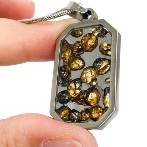 Ciondolo meteorite pallasite