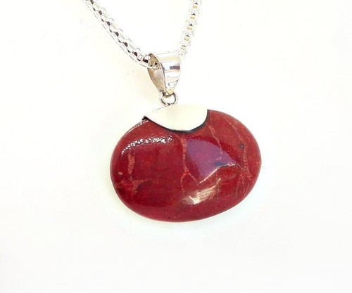 Ciondolo corallo argento 925