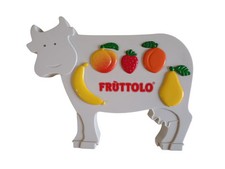 *HH* Mucca Fruttolo Scuola Gadget Giocattolo Gioco Vintage Toy Astuccio Colori