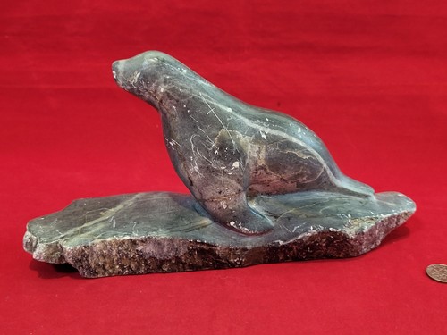 Vintage inuit eskimo art hand - eskimo,