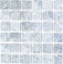 Mosaico Piastrelle Marmo Pietra Grigio Chiaro Bardiglio Bagno Cucina 40-40048_B