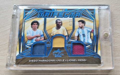 Messi pele maradona trifecta - messi,