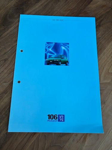 Peugeot 106 depliant musicale