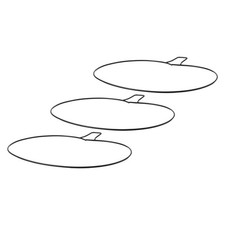 Set 3 Anelli in Ferro Zucca da