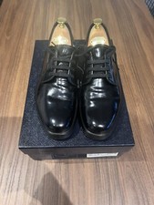 Scarpe Derby Prada In Pelle Nero N.41