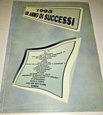 1995 UN ANNO DI GRANDI SUCCESSI SPARTITI MUSICALI PARTITURE 
