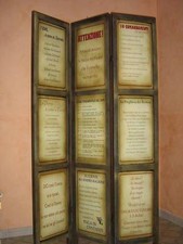 Paravento separe' detti  e Proverbi  italiani  antichi e moderni