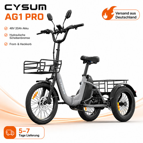 Cysum ag1pro trike 48v 20ah - ag1pro,