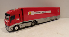VECCHIE AUTO SCUDERIA FERRARI IVECO CAMION ROSSO OTTIME SENZA SCATOLA 1:43