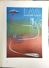 1942 PUBBLICITA' SAVA ALLUMINIO VENETO MARGHERA VENEZIA GINO KRAYER