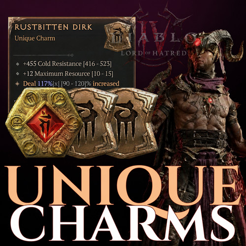 Diablo unico charms - 4💥unico,