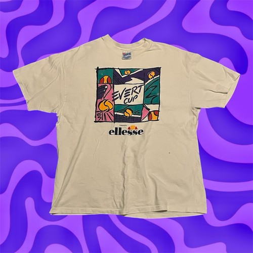 Shirt bianca vintage ellesse - t-shirt,