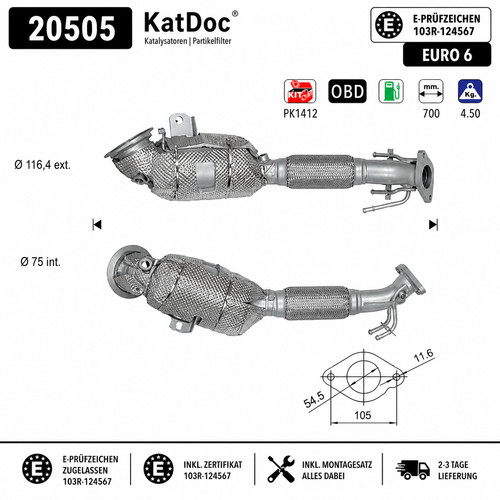 Catalizzatore ford c max - catalizzatore, c-max
