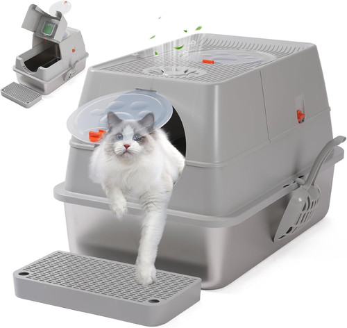 Lettiera per gatti - gatti, acciaio