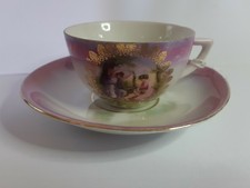 Angelica  Kauffman  Antica tazzina caffè porcellana  tedesca 