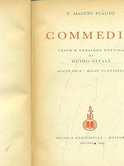 Commedie vol hardcover t - commedie,