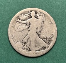 1916-S MEZZO DOLLARO LIBERTY A PIEDI