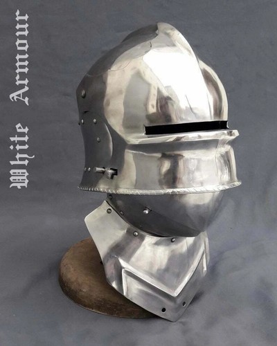 Elmetto sallet medievale - elmetto,