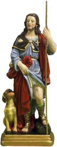 Statua san rocco - san, in