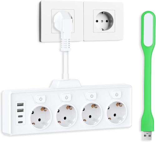 Ciabatta multipresa con usb - con, 8