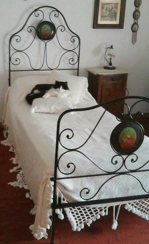 Letto singolo vintage ferro - letto,