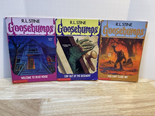 Stine goosebumps book lot - r.l.,